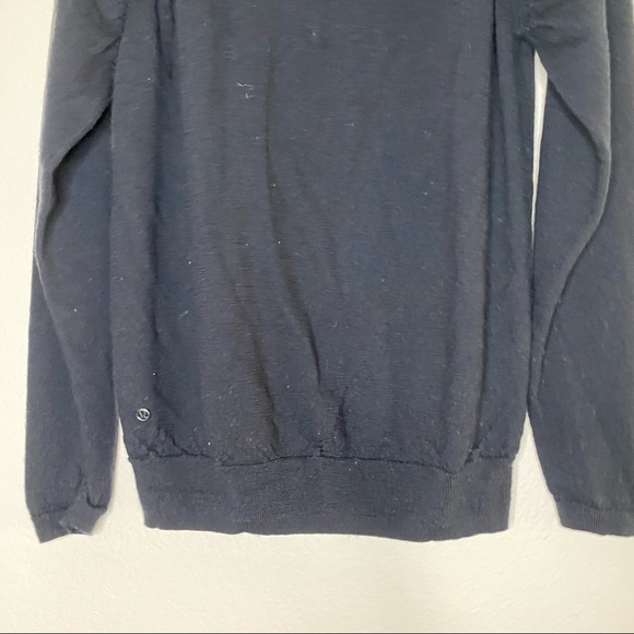 LULULEMON black merino wool Rising Salutation sweater 8 - Picture 9 of 11
